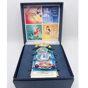 Bradford Exchange Set of 4 Disney Princess Bangle Bracelets